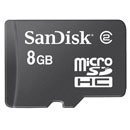  SanDisk 8GB micro SDHC Card Class 2
